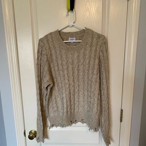 Evereve distressed dakota pullover